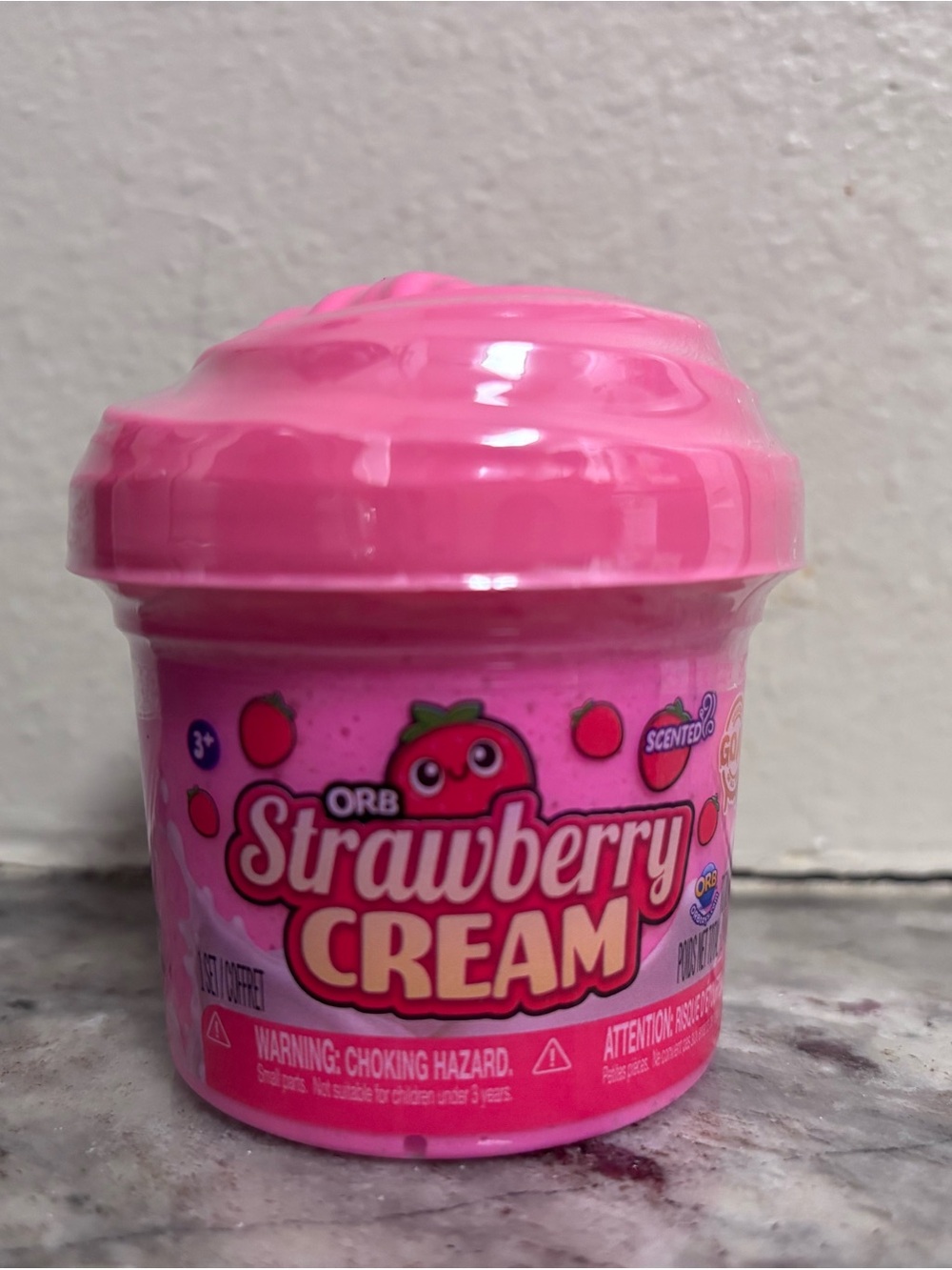 Orb GOAT Strawberry Cream Scented Toy Slime